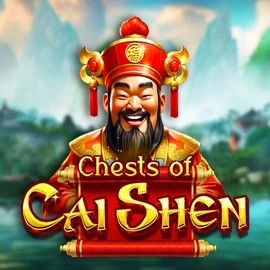 Chests of Cai Shen slot logo by Pragmatic Play at Rollflame Casino