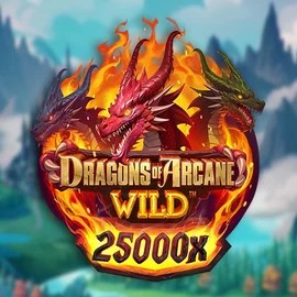 Dragons of Arcane Wild slot visual from Foxium available on rollflamecasino.co.nl
