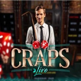 Live Craps logo – Live Casino by Evolution at Rollflame Casino