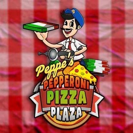 Slots logo of Peppe’s Pepperoni Pizza Plaza from Pragmatic Play at Rollflame Casino