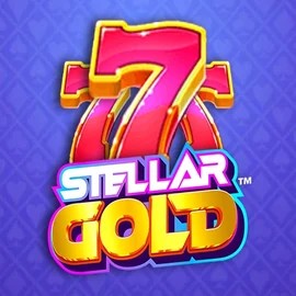 Stellar Gold by Snowborn Games, showcased at rollflamecasino.co.nl – game logo